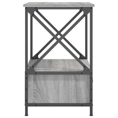 vidaXL Nachttische 2 Stk. Grau Sonoma 50x41x65 cm Holzwerkstoff