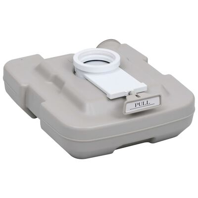 vidaXL Tragbare Campingtoilette mit Zelt 10+10 L