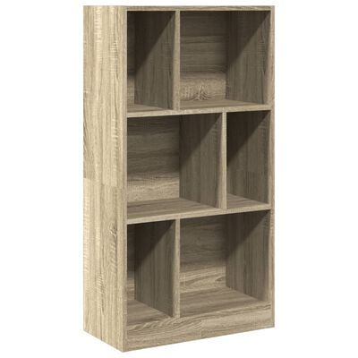 vidaXL Bücherregal Sonoma-Eiche 57x28,5x107,5 cm Holzwerkstoff