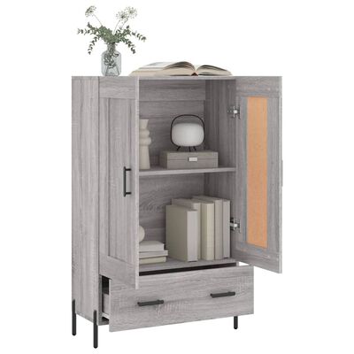 vidaXL Highboard Grau Sonoma 69,5x31x115 cm Holzwerkstoff