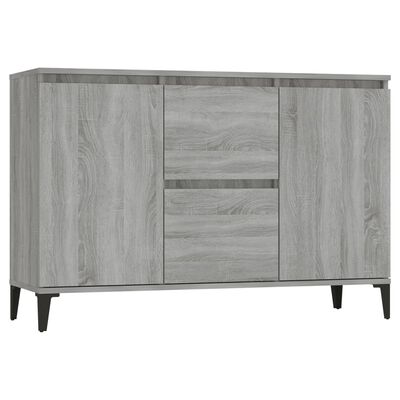 vidaXL Sideboard Grau Sonoma 104x35x70 cm Holzwerkstoff