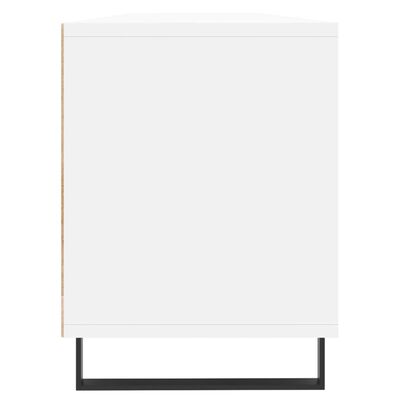 vidaXL TV-Schrank Weiß 150x30x44,5 cm Holzwerkstoff