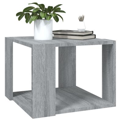 vidaXL Couchtisch Grau Sonoma 40x40x30 cm Holzwerkstoff