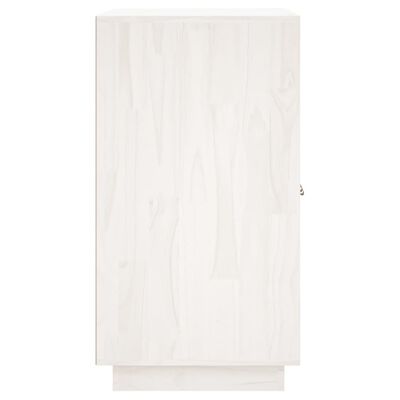 vidaXL Sideboard Weiß 65,5x40x75 cm Massivholz Kiefer