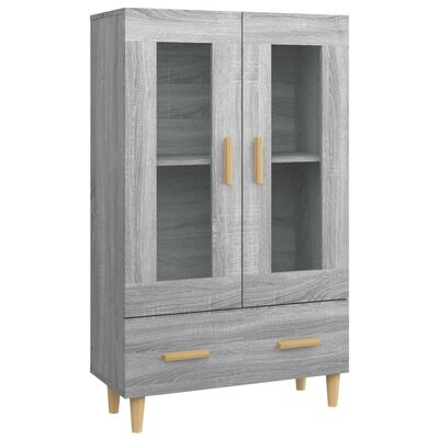 vidaXL Highboard Grau Sonoma 70x31x115 cm Holzwerkstoff