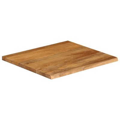 vidaXL Tischplatte mit Baumkante 40x40x2,5 cm Massivholz Mango