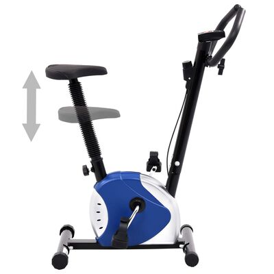 vidaXL Heimtrainer mit Riemenantrieb Blau