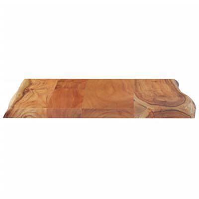 vidaXL Tischplatte 60x60x2,5 cm Quadratisch Akazienholz Naturkante