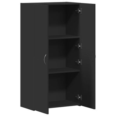 vidaXL Aktenschrank Schwarz 60x32x115 cm Holzwerkstoff