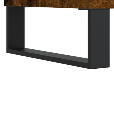 vidaXL Couchtisch Räuchereiche 90x44,5x45 cm Holzwerkstoff