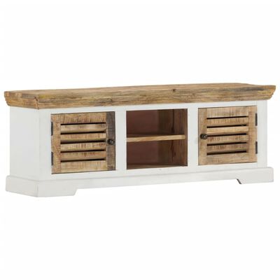 vidaXL TV-Schrank 110x30x40 cm Massivholz Mango