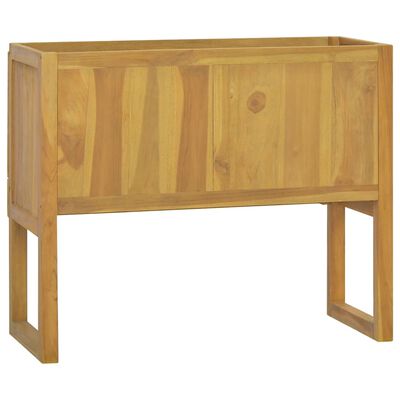 vidaXL Badschrank 90x40x75,5 cm Massivholz Teak