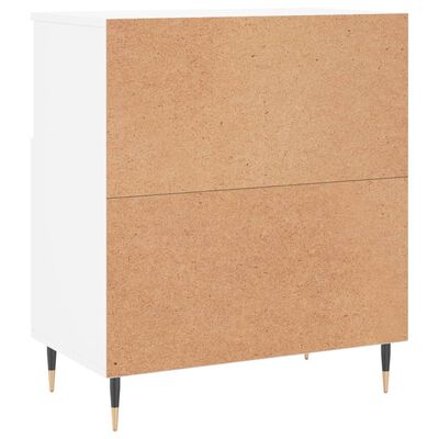 vidaXL Sideboards 2 Stk. Weiß Holzwerkstoff