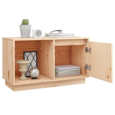 vidaXL TV-Schrank 74x35x44 cm Massivholz Kiefer