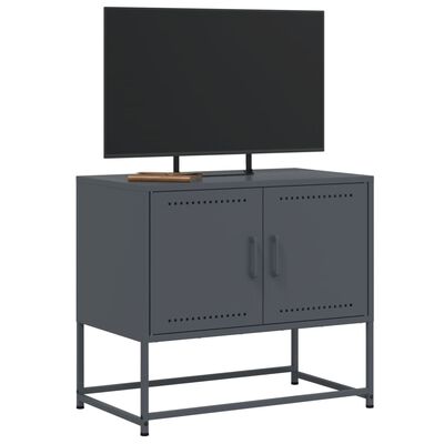 vidaXL TV-Schrank Anthrazit 68,5x39x60,5 cm Stahl