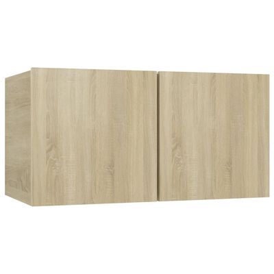 vidaXL 10-tlg. TV-Schrank-Set Sonoma-Eiche Holzwerkstoff