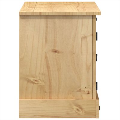 vidaXL TV-Schrank Corona 100x37x52 cm Massivholz Kiefer