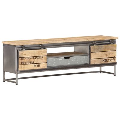 vidaXL TV-Schrank 120 x 30 x 40 cm Massivholz Mango