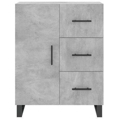 vidaXL Sideboard Betongrau 69,5x34x90 cm Holzwerkstoff