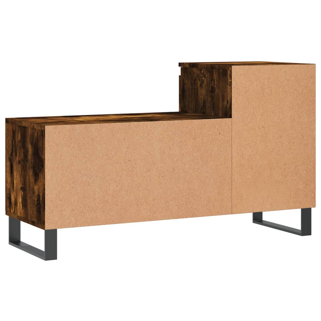 vidaXL Schuhregal Räuchereiche 102x36x60 cm Holzwerkstoff