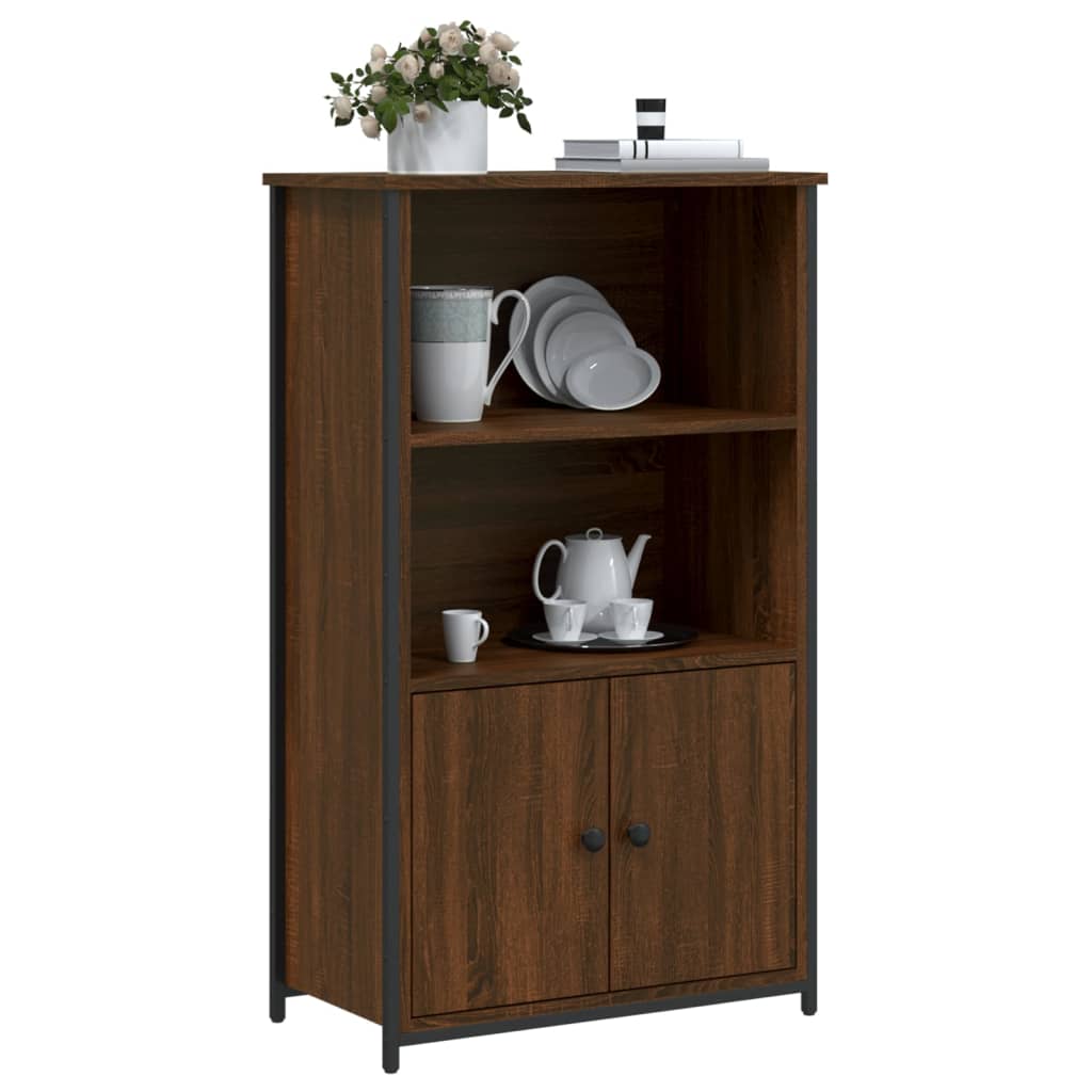 vidaXL Highboard Braun Eichen-Optik 62x32x103,5 cm Holzwerkstoff