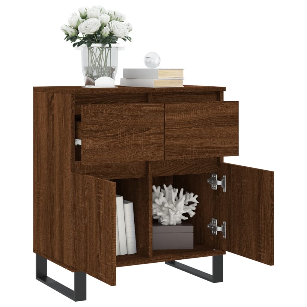 vidaXL Sideboard Braun Eichen-Optik 60x35x70 cm Holzwerkstoff