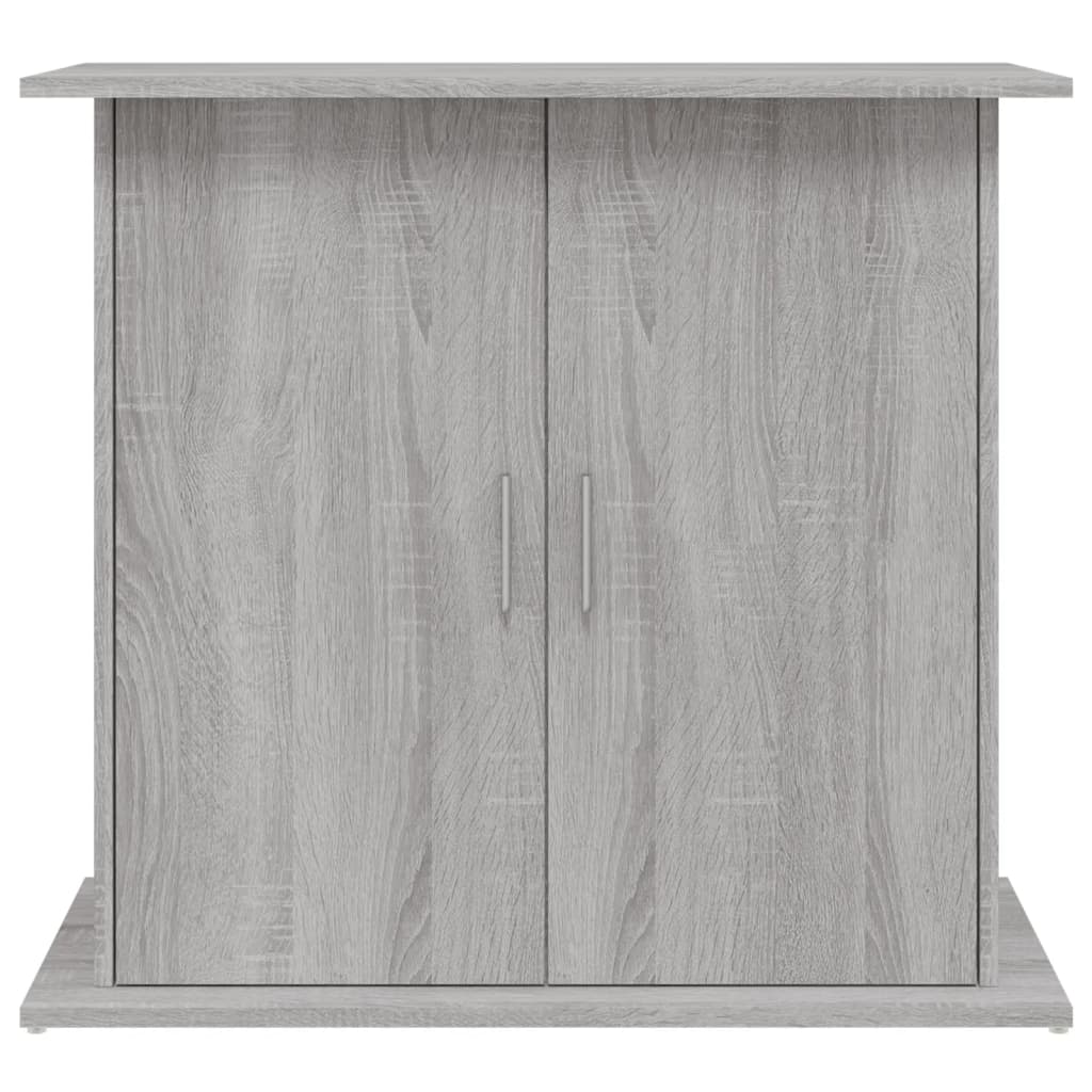 vidaXL Aquariumständer Grau Sonoma 81x36x73 cm Holzwerkstoff