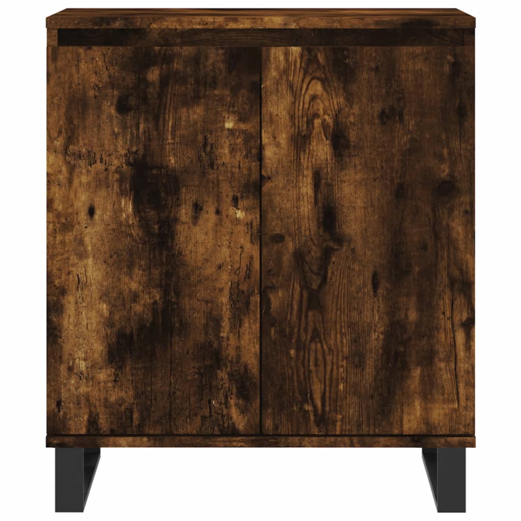 vidaXL Sideboard Räuchereiche 60x35x70 cm Holzwerkstoff