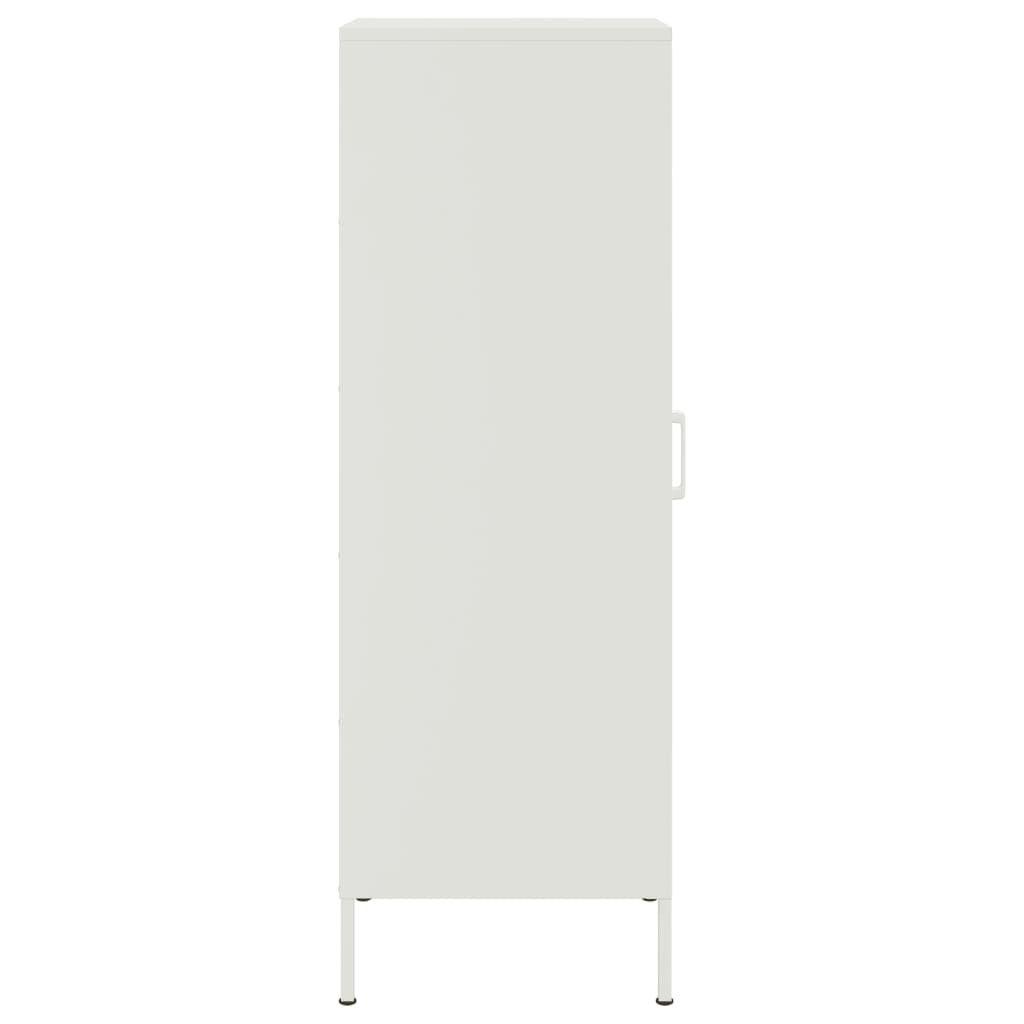 vidaXL Highboard Weiß 36x39x113 cm Stahl