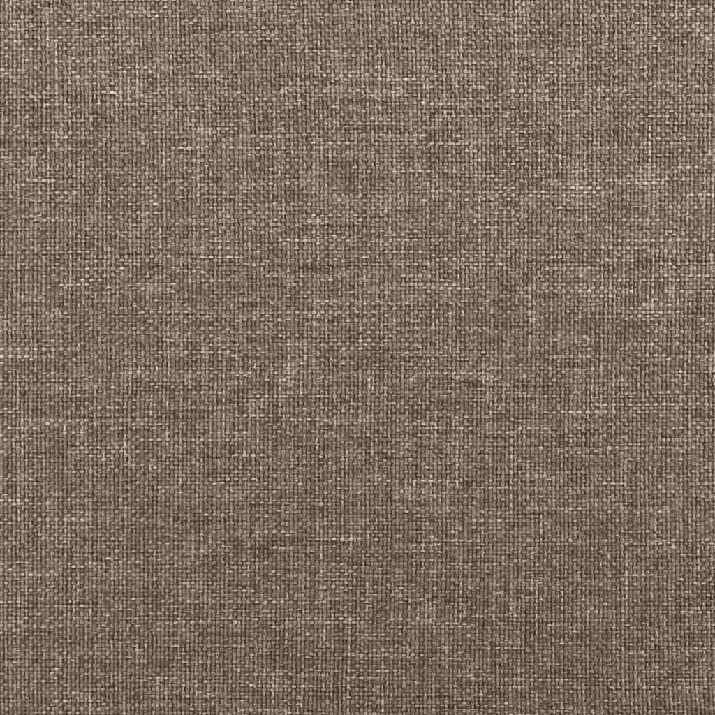 vidaXL Kopfteil Taupe 80x5x78/88 cm Stoff