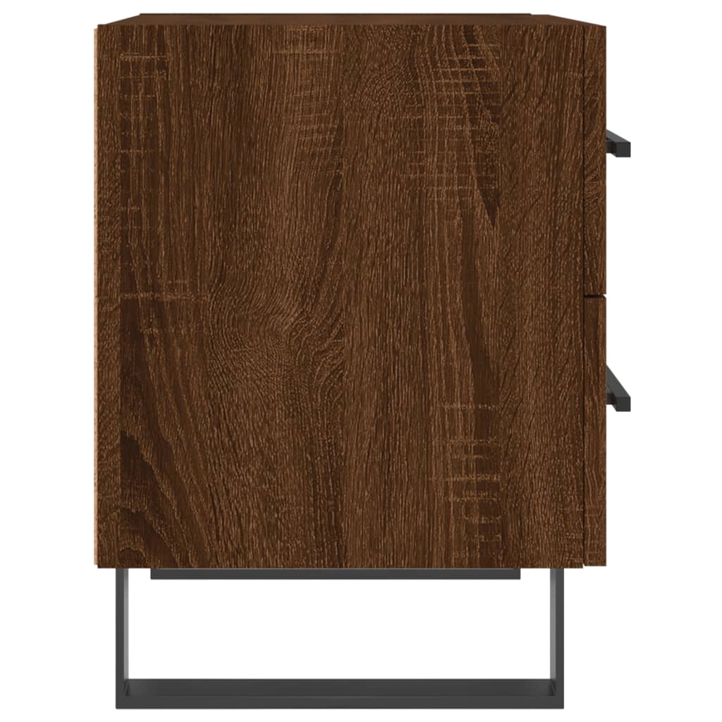 vidaXL Nachttisch Braune Eiche 40x35x47,5 cm Holzwerkstoff