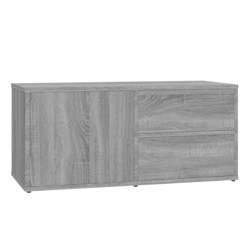 vidaXL TV-Schrank Grau Sonoma 80x34x36 cm Holzwerkstoff