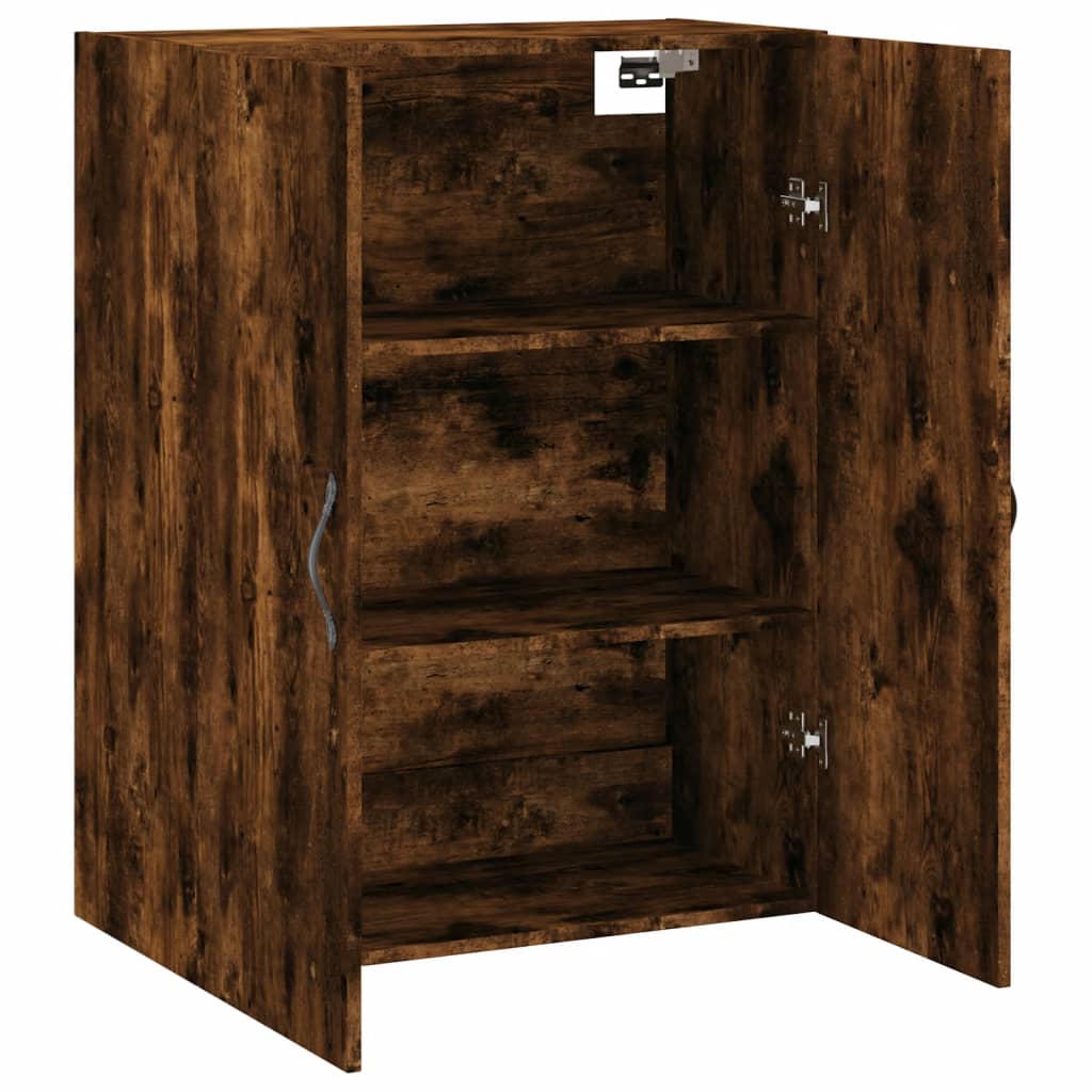 vidaXL Wandschrank Räuchereiche 69,5x34x90 cm Holzwerkstoff