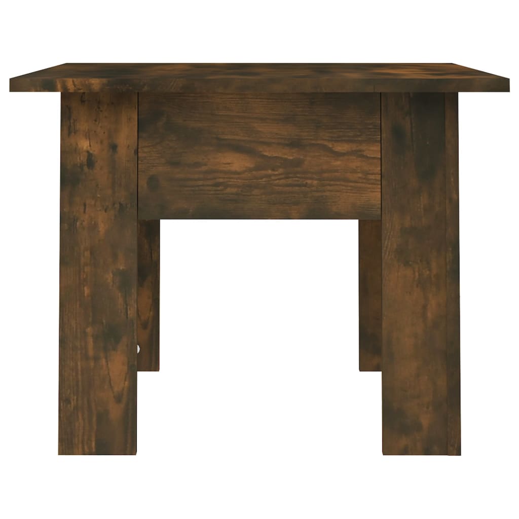 vidaXL Couchtisch Räuchereiche 55x55x42 cm Holzwerkstoff