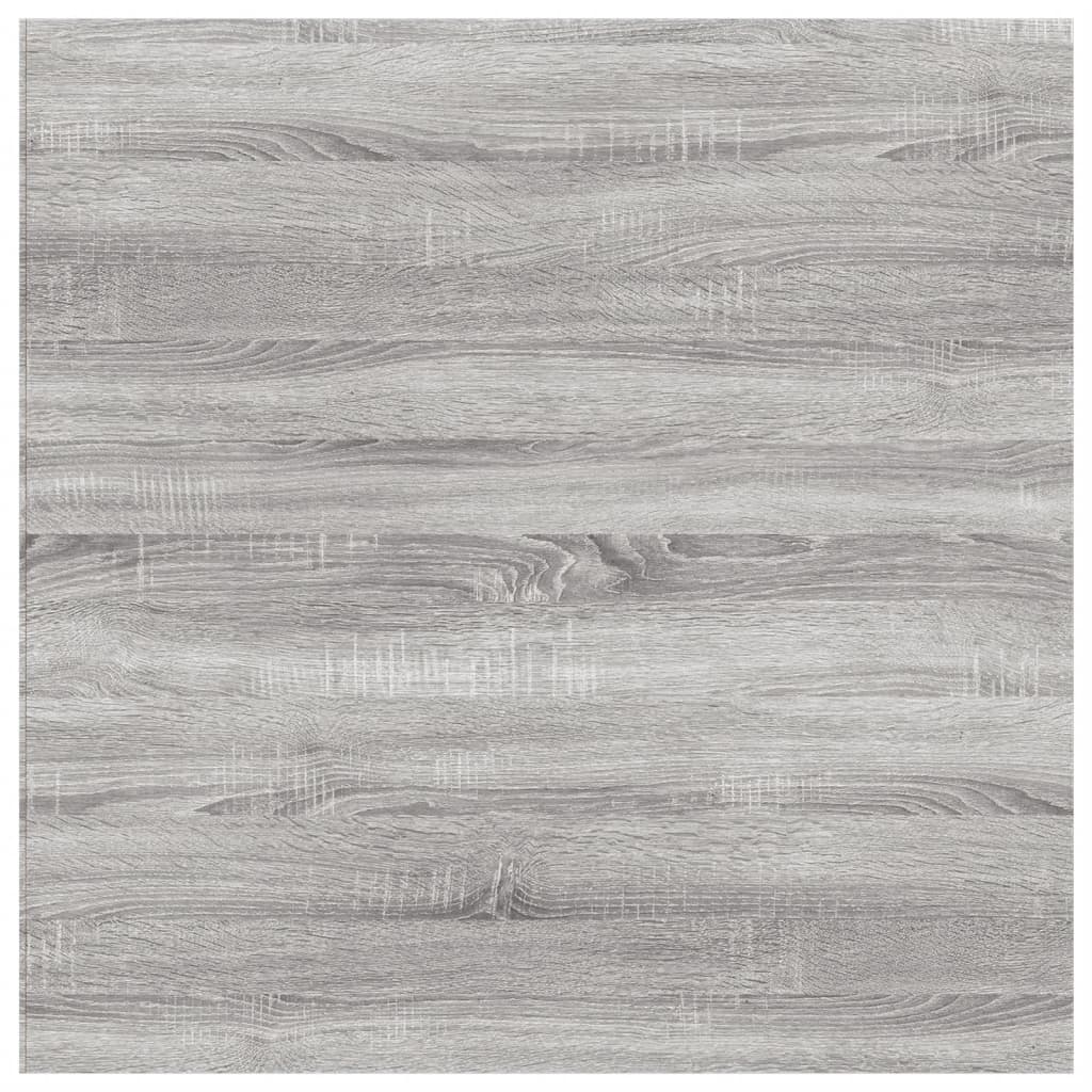 vidaXL Wandregale 4 Stk. Grau Sonoma 40x40x1,5 cm Holzwerkstoff