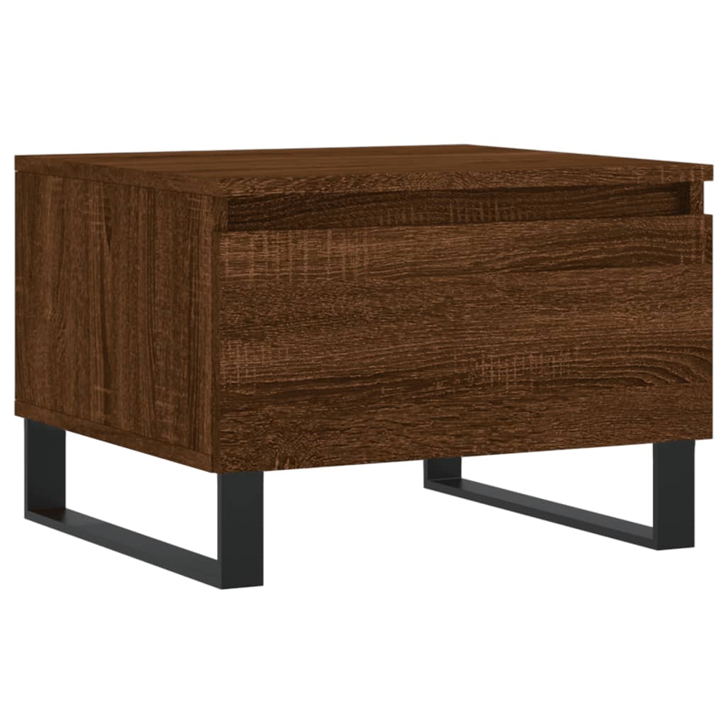 vidaXL Couchtisch Braun Eichen-Optik 50x46x35 cm Holzwerkstoff