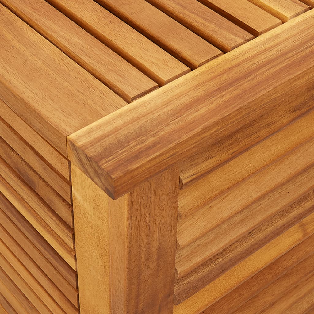 vidaXL Gartenbox mit Lüftungsschlitzen 90x50x56 cm Massivholz Akazie