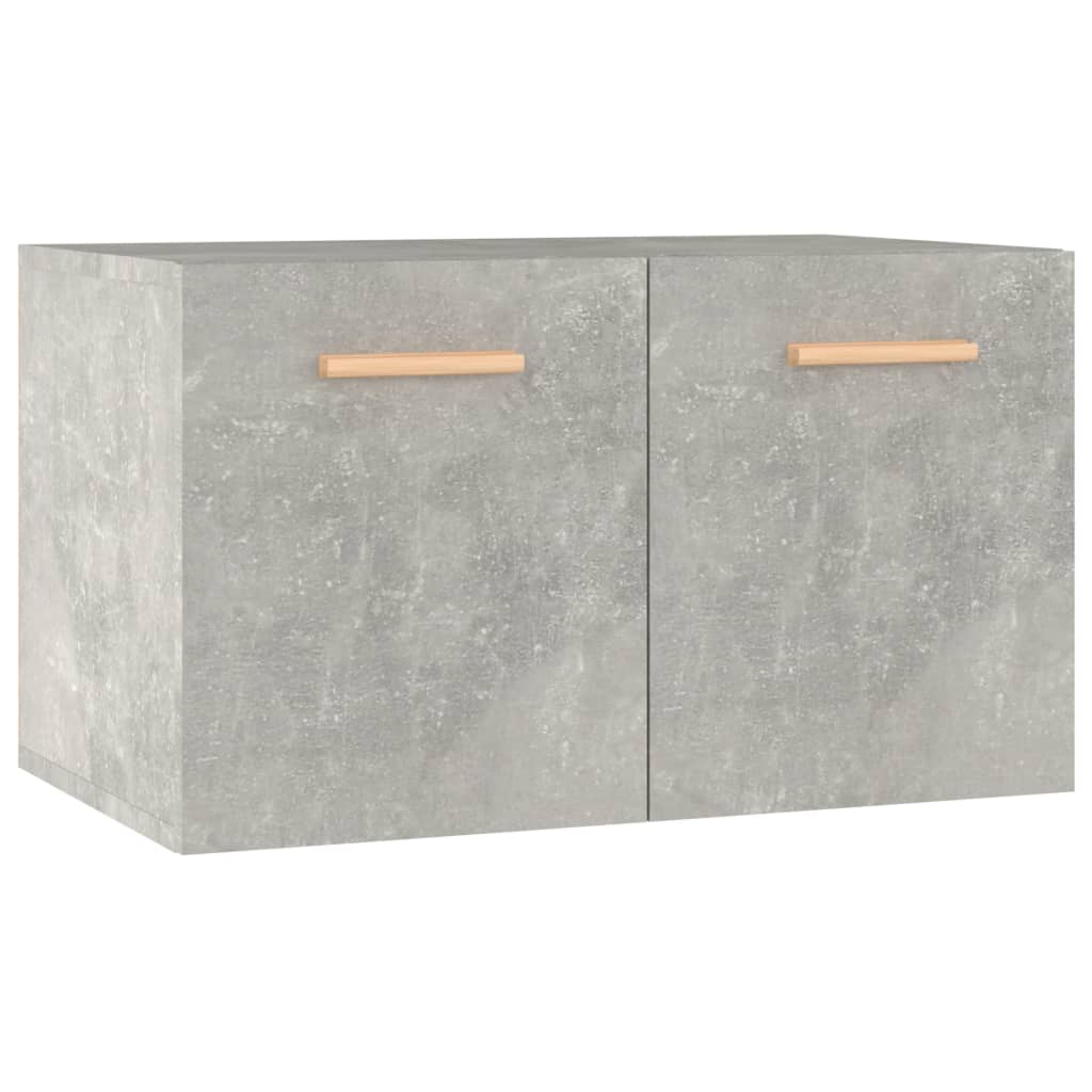 vidaXL Wandschrank Betongrau 60x36,5x35 cm Holzwerkstoff