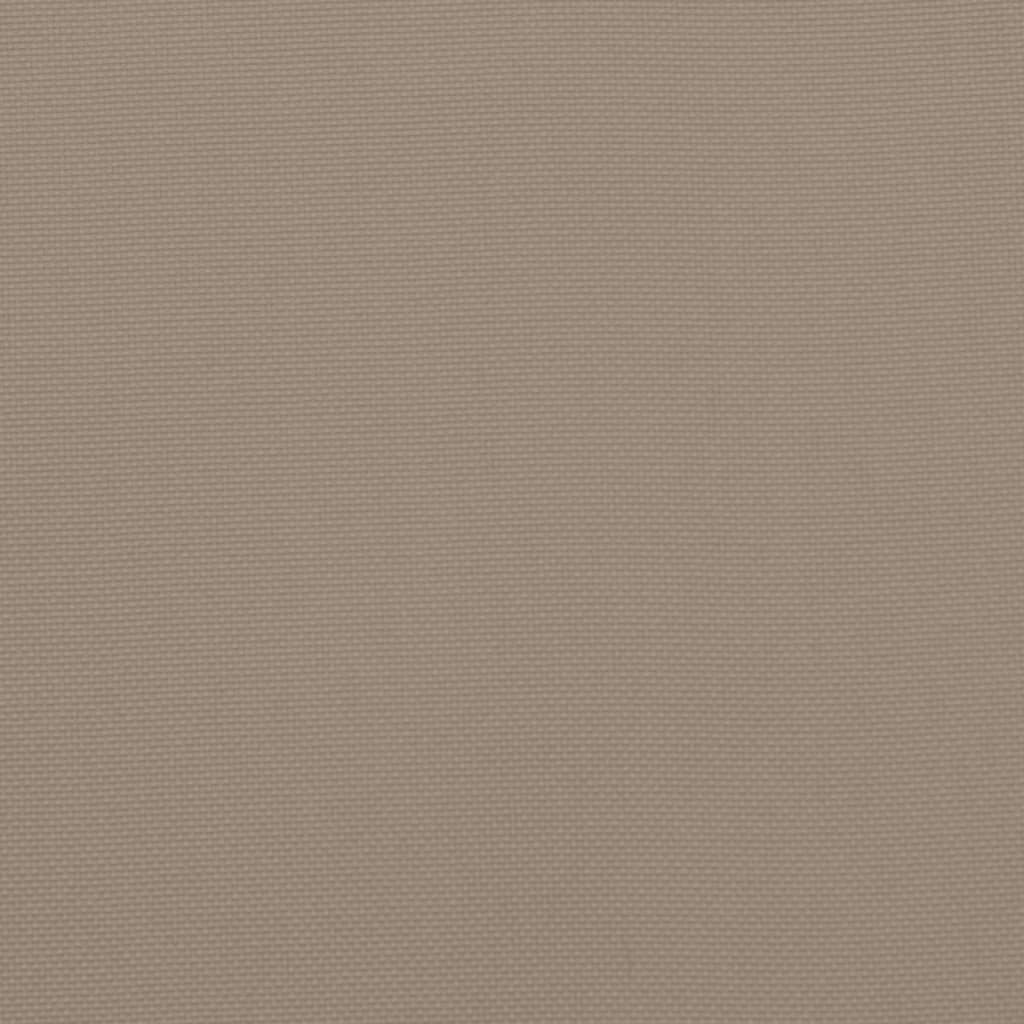 vidaXL Palettenkissen Taupe 50x50x12 cm Stoff