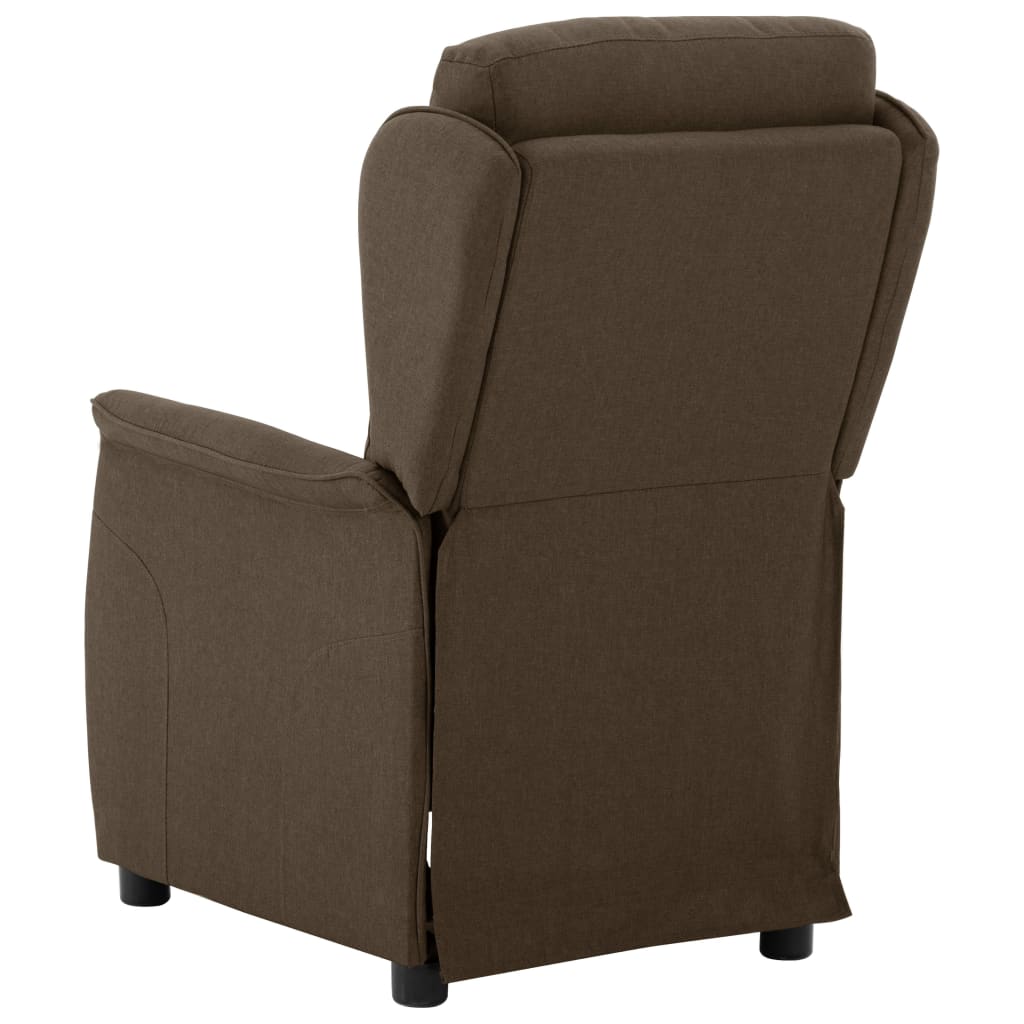 vidaXL Relaxsessel Braun Stoff