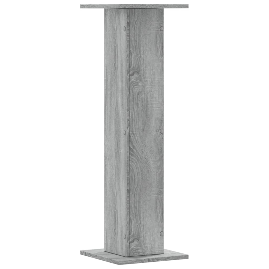 vidaXL Pflanzenständer 2 Stk. Grau Sonoma 30x30x95 cm Holzwerkstoff