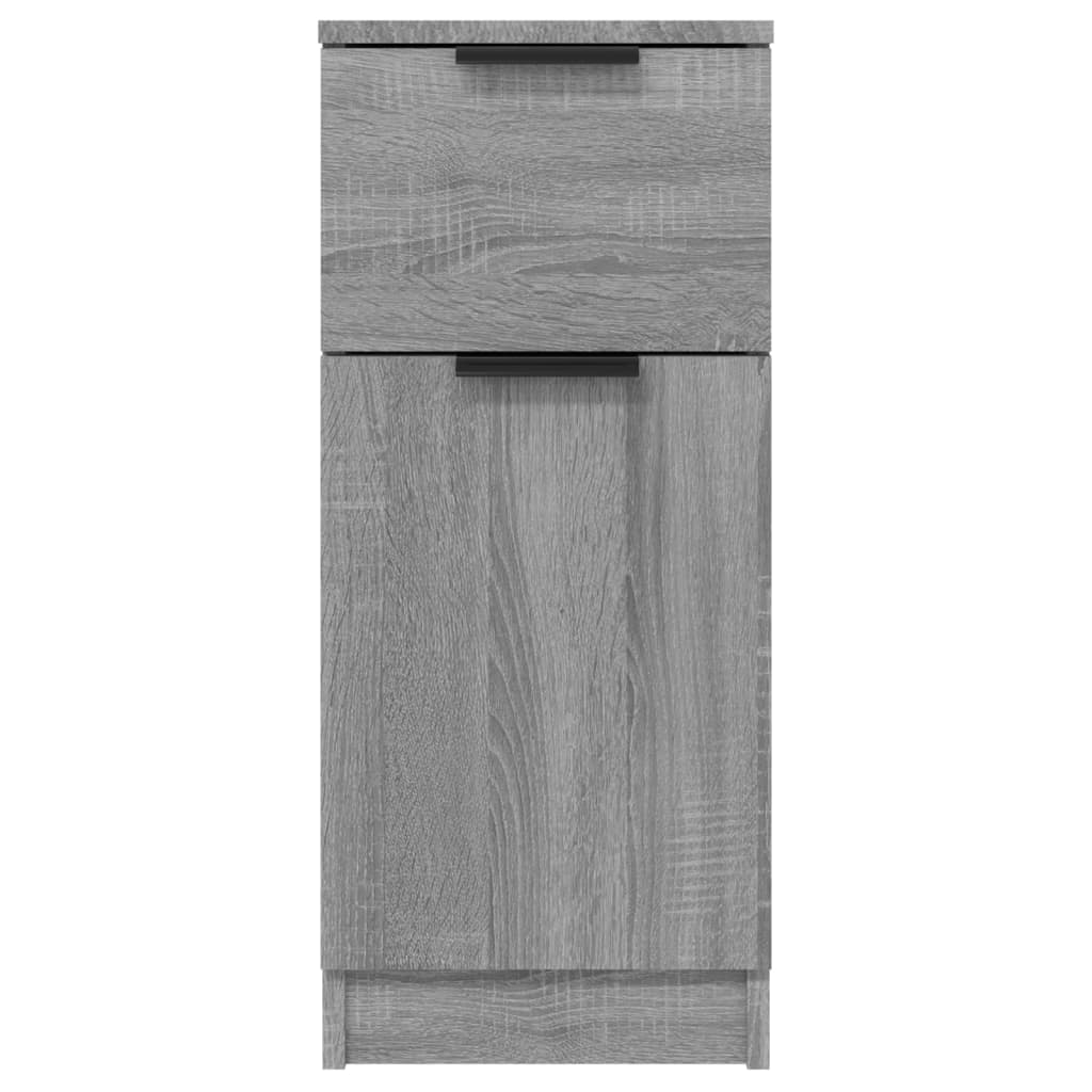 vidaXL Sideboard Grau Sonoma 30x30x70 cm Holzwerkstoff