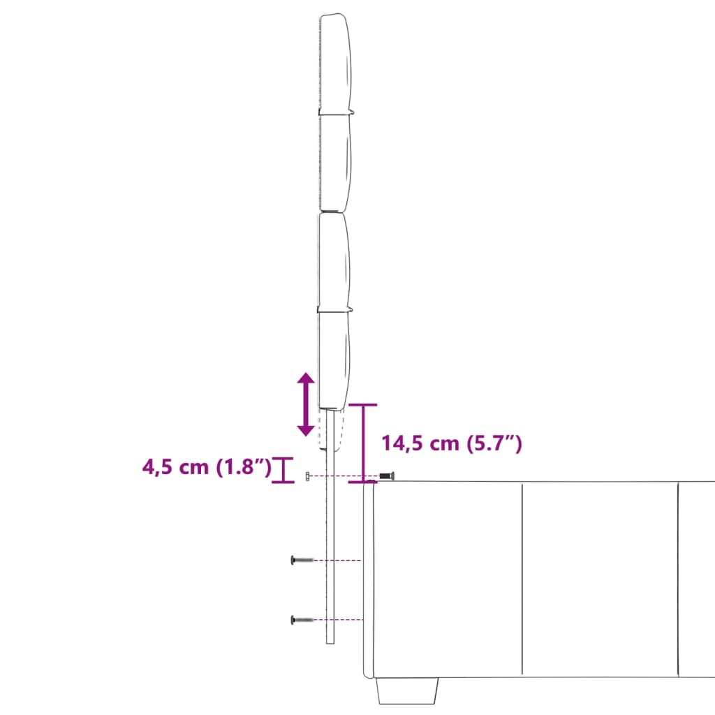 vidaXL Boxspringbett mit Matratze Schwarz 80x200 cm Stoff