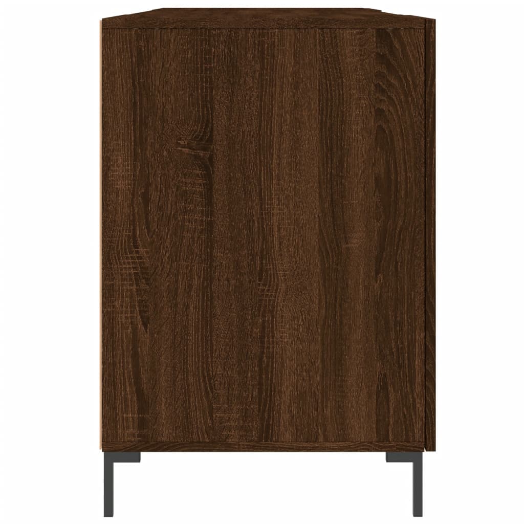 vidaXL Schreibtisch Braun Eichen-Optik 140x50x75 cm Holzwerkstoff