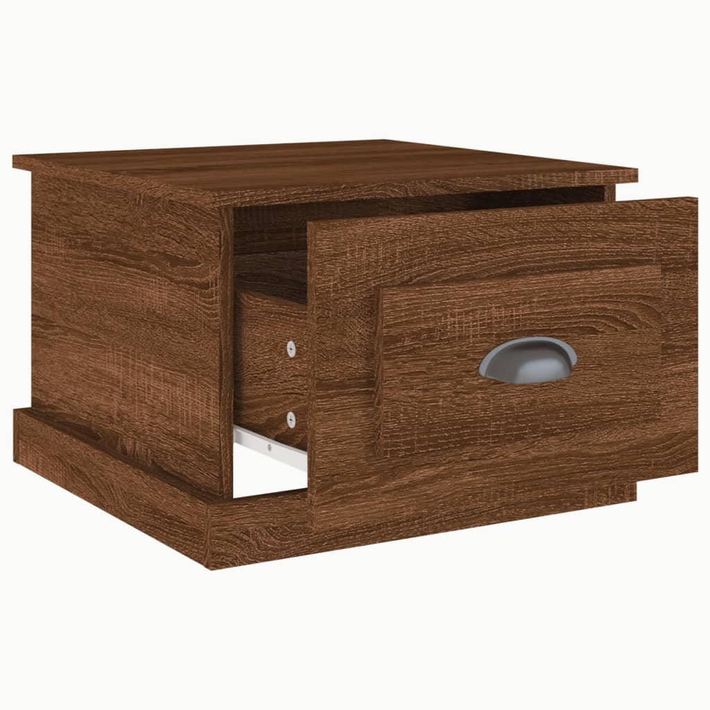 vidaXL Couchtisch Braun Eichen-Optik 50x50x35 cm Holzwerkstoff