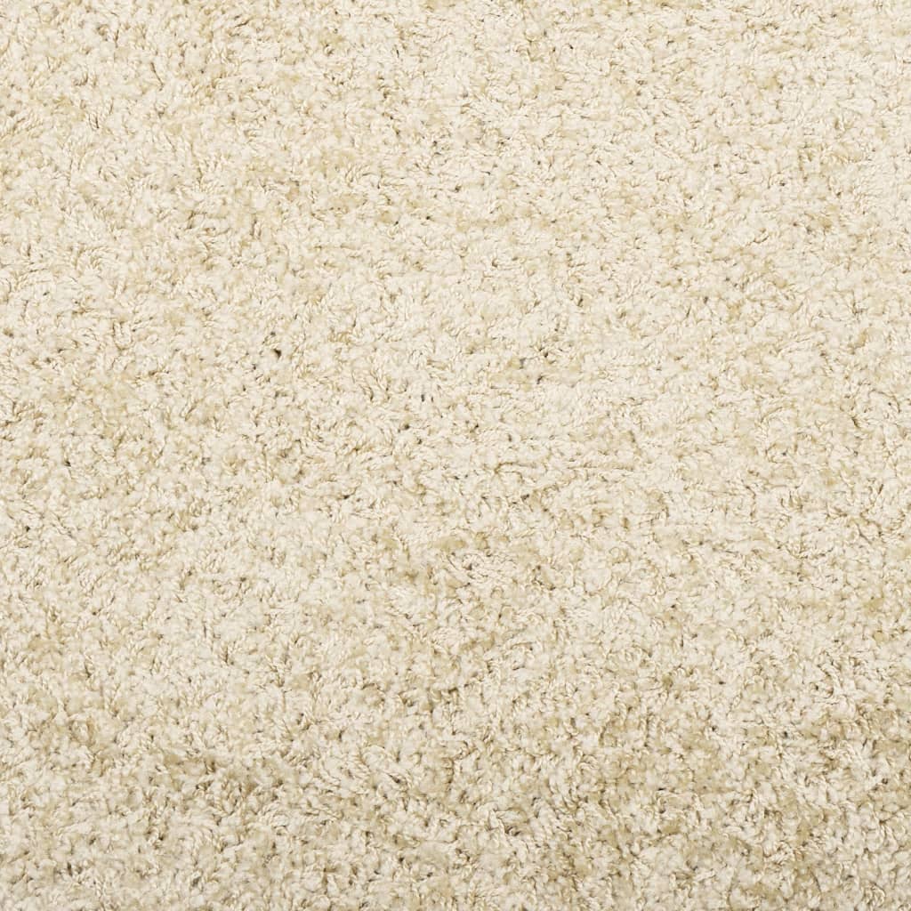 vidaXL Teppich Shaggy Hochflor Modern Golden 80x200 cm