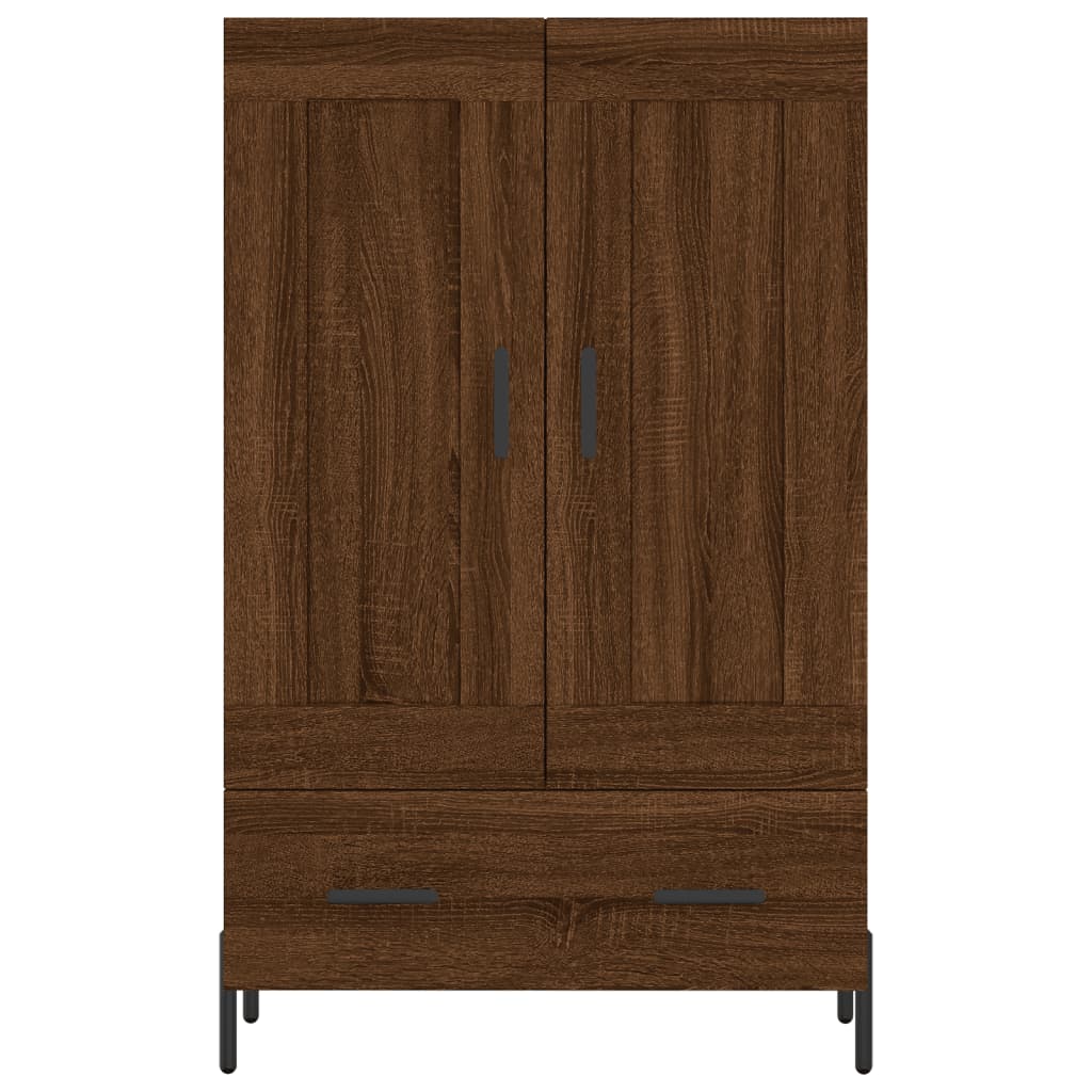 vidaXL Highboard Braun Eichen-Optik 69,5x31x115 cm Holzwerkstoff