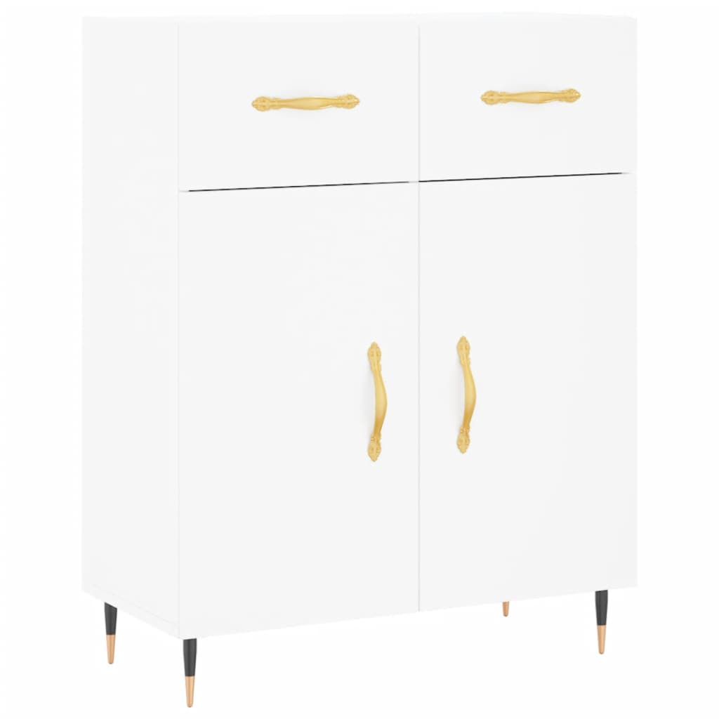 vidaXL Highboard Weiß 69,5x34x180 cm Holzwerkstoff