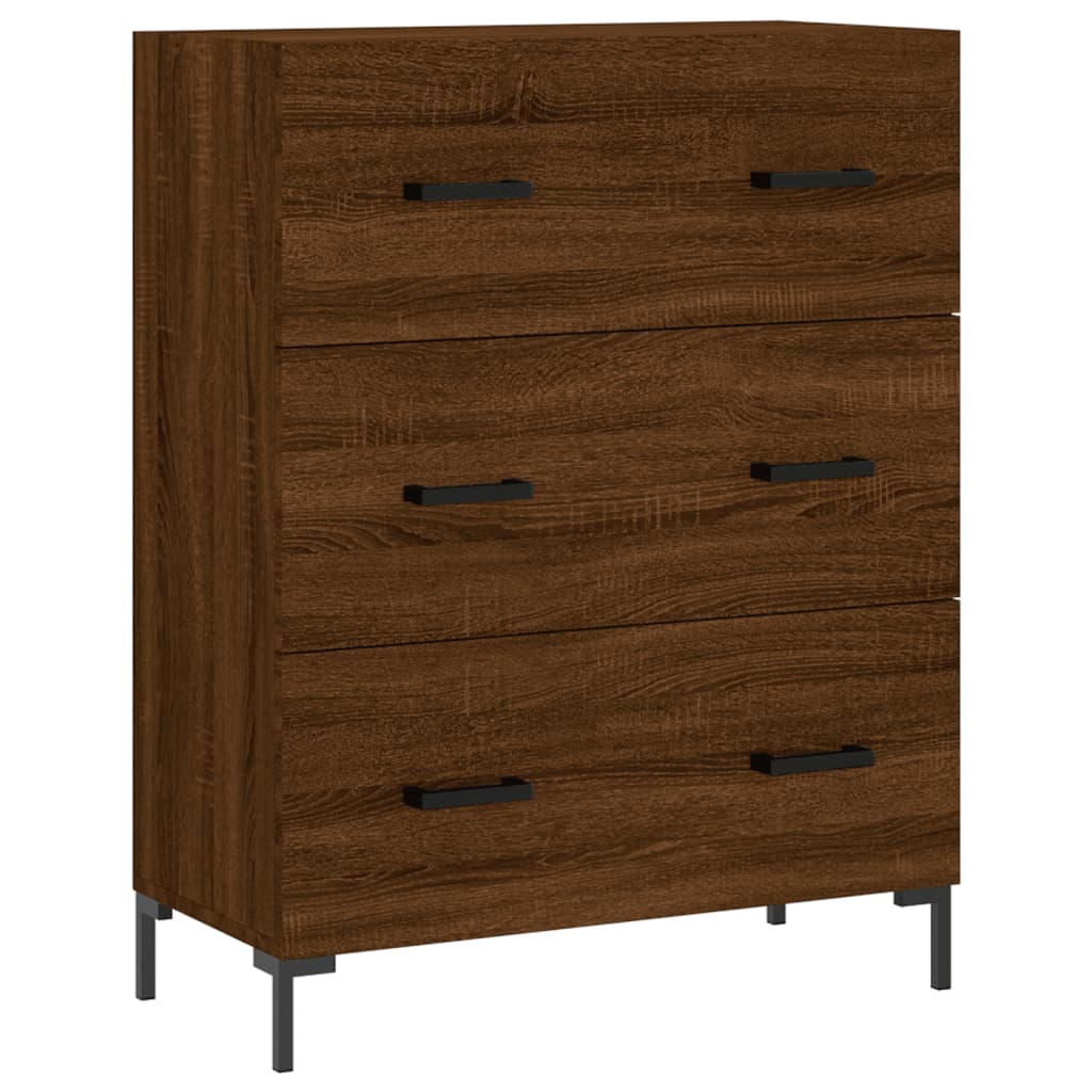 vidaXL Sideboard Braun Eichen-Optik 69,5x34x90 cm Holzwerkstoff