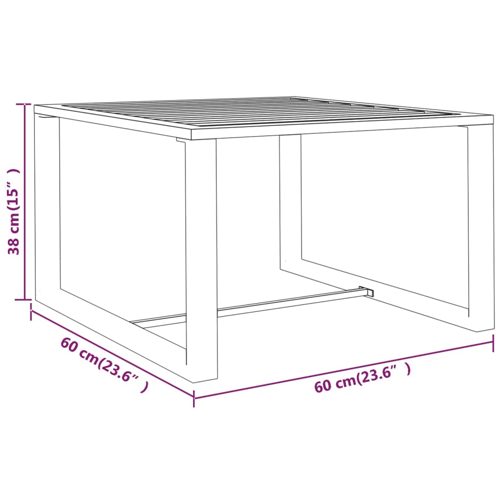 vidaXL 6-tlg. Garten-Lounge-Set mit Kissen Aluminium Anthrazit